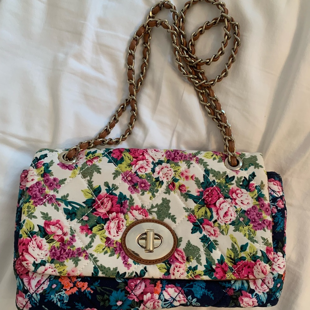 ALDO floral quilted purse
